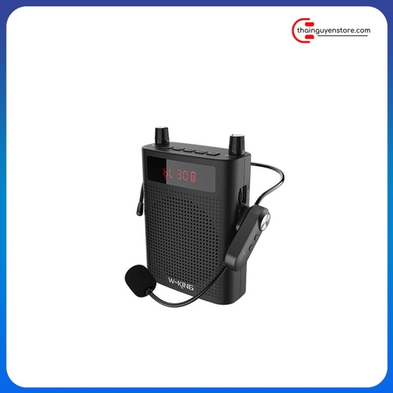 Loa trợ giảng kèm micro không dây, bluetooth W-King KS15