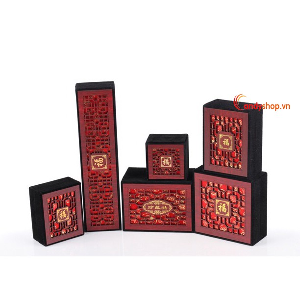 [HCM] Hộp vải nhung đựng trang sức chữ Phúc - Candyshop88 | BigBuy360 - bigbuy360.vn