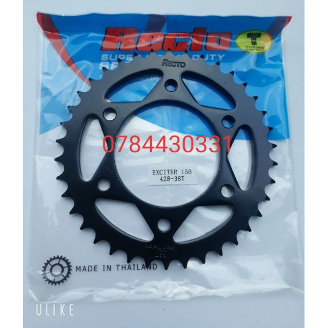 Dĩa Exciter 150 Recto, size 38,thái lan
