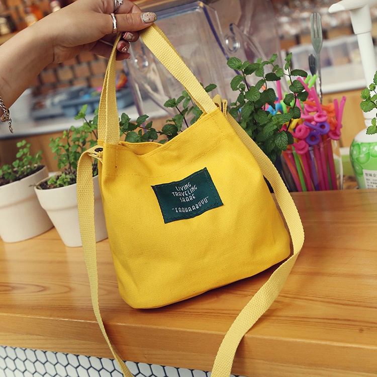 【Hàng Hot】Túi Xách Đeo ChéoCanvas Bags Hàn Quốc phong cách5 màu có sẵn giá rẻ siêu bền đẹp (HS)