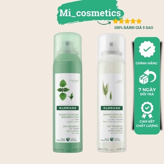  Dầu gội khô Klorane Dry Shampoo chuẩn nội địa Pháp 150ml giúp tóc sạch và tơi mềm ngay lập tức 