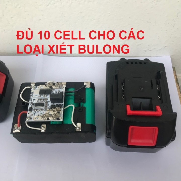 [Chính Hãng] Pin máy siết mở ốc bulong 10cell