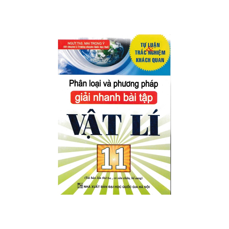 Sách - Phân loại và phương pháp giải nhanh bài tập vật lí lớp 11