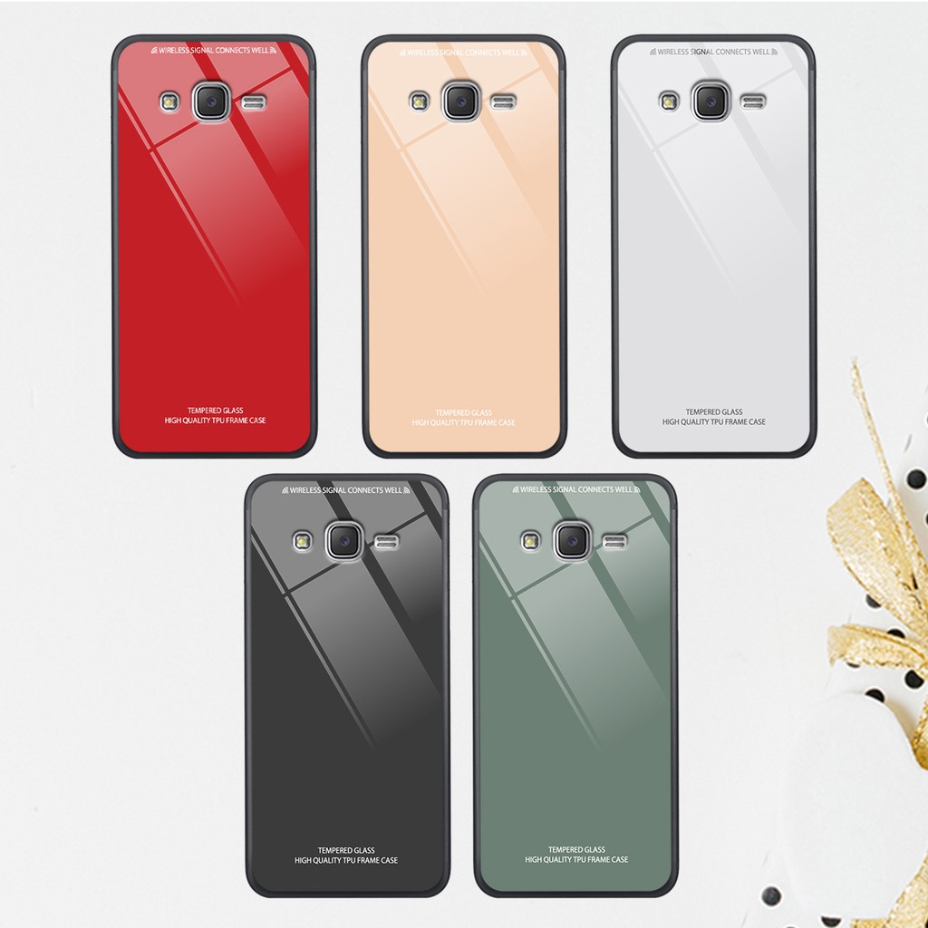 Ốp kính cường lực Samsung J7 2015 – J7 2016 – J7 prime – J7 pro trơn đơn giản sang trọng