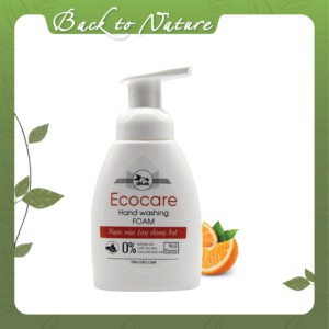 Nước rửa tay hữu cơ diệt khuẩn tinh dầu Cam ECOCARE