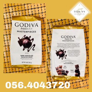 Socola Godiva Masterpieces Dark Ganache Heart 421g