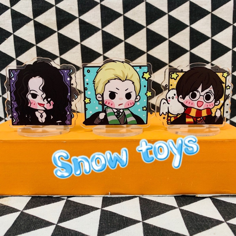 Set 9 Mô hình Tượng Standee Harry Potter Hermione Ron Draco Malfoy Dumbledore Luna Lovegood Severus Snape Minerva