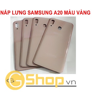 Nắp lưng samsung a20 màu vàng