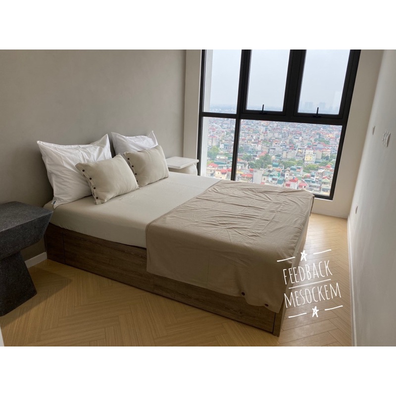 [Set linen bedding - Chăn ga gối hàng thiết kế chất liệu linen