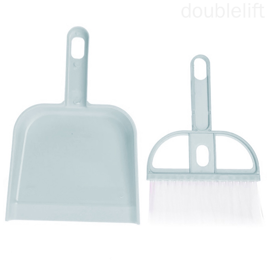 Set 2 món chổi và đồ hốt rác mini làm sạch bàn phím máy tính cho văn phòng/ nhà cửa
