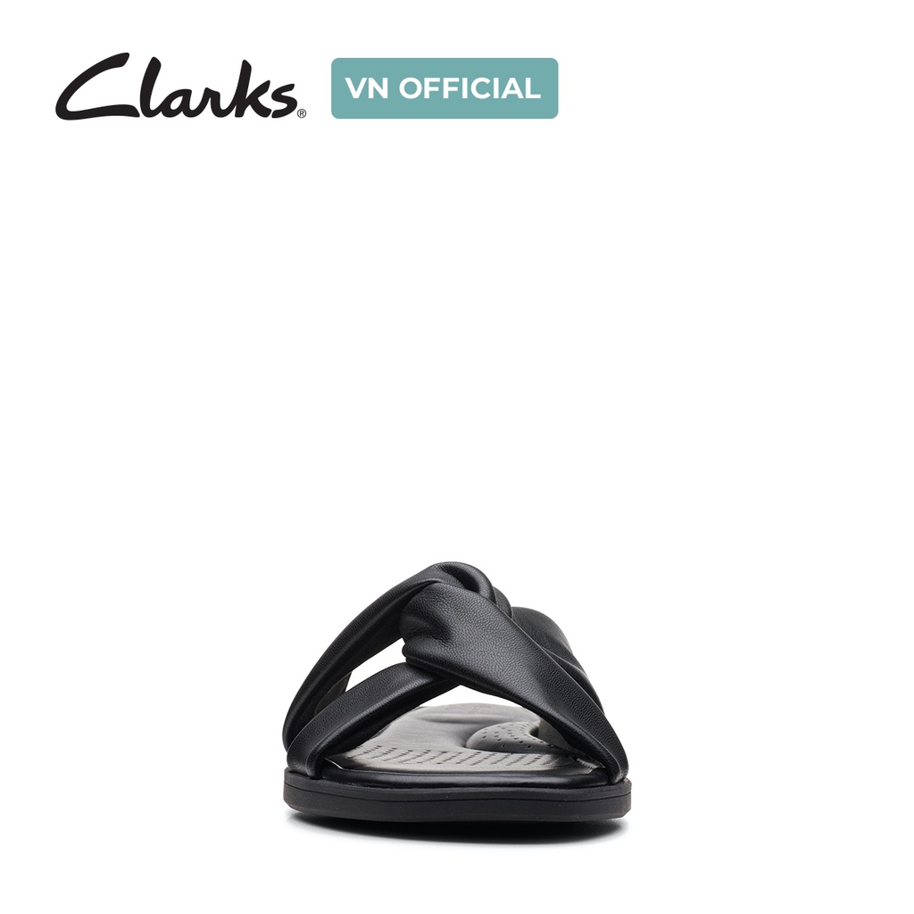 Giày Xăng Đan Chất Liệu Tổng Hợp Nữ CLARKS Reyna Twist màu Đen