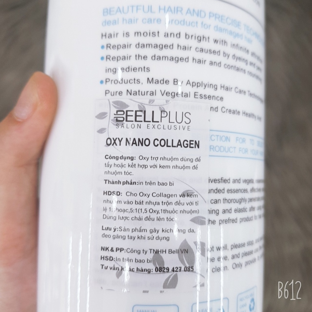 ( Hàng chính hãng ) Oxy nano collagen trợ nhuộm Beellplus