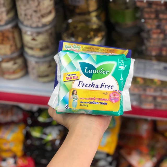 🧚‍♀️🧚‍♀️🧚‍♀️ GÓI 8 MIẾNG LAURIER FRESH & FREE🧚‍♀️🧚‍♀️🧚‍♀️