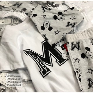 [Ảnh thật] - set mickey kèm yếm bé trai 18m-6y