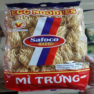 Mì trứng safoco sợi nhỏ 500g