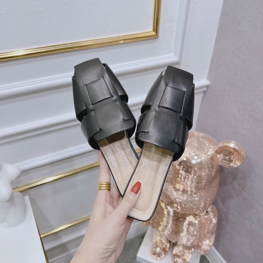 Hàng sẵn Sục đan - sục mũi vuông đế bệt cực xinh