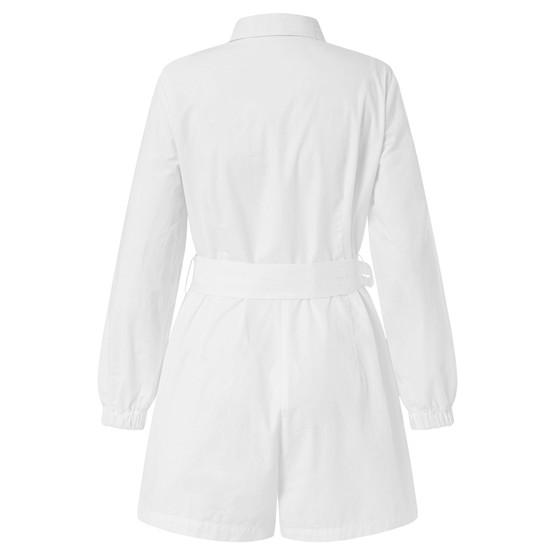 Jumpsuit Nữ ZANZEA Cổ Bẻ Tay Dài Cổ Tay Bo Chun Thời Trang Thường Ngày | BigBuy360 - bigbuy360.vn