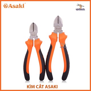 Kìm cắt chính hãng asaki lưỡi cắt sắc bén chuyên dụng dành cho dây 1.6 - 2.3mm ak-8108, ak-8110