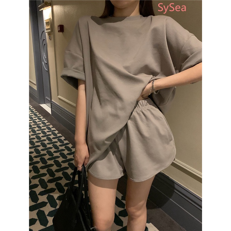 Set Áo Thun Ngắn Tay + Chân Váy Thời Trang Dành Cho Nữ