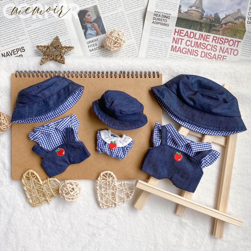 Outfit Doll 15cm & 20cm - Set đồ "Call me Patch"