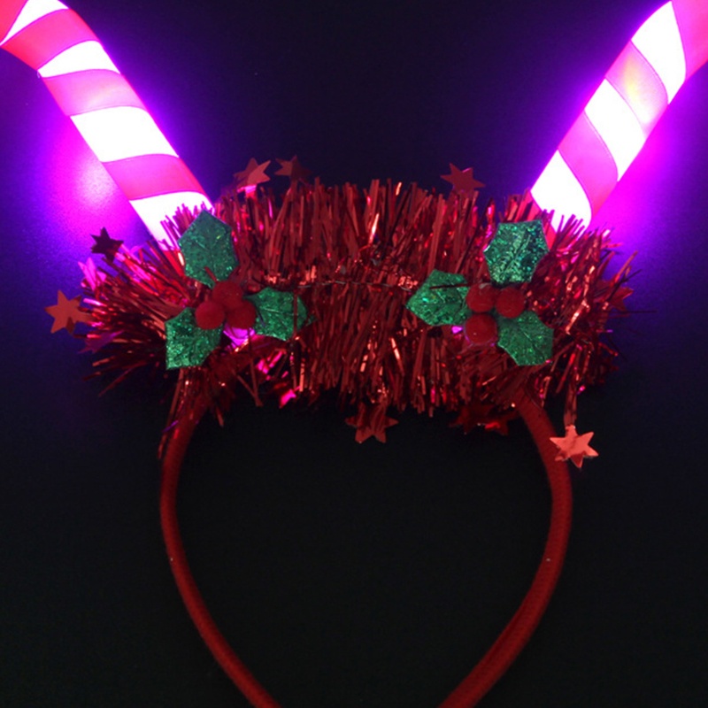 Cài Tóc Phong Cách Giáng Sinh Có Đèn Led Độc Đáo