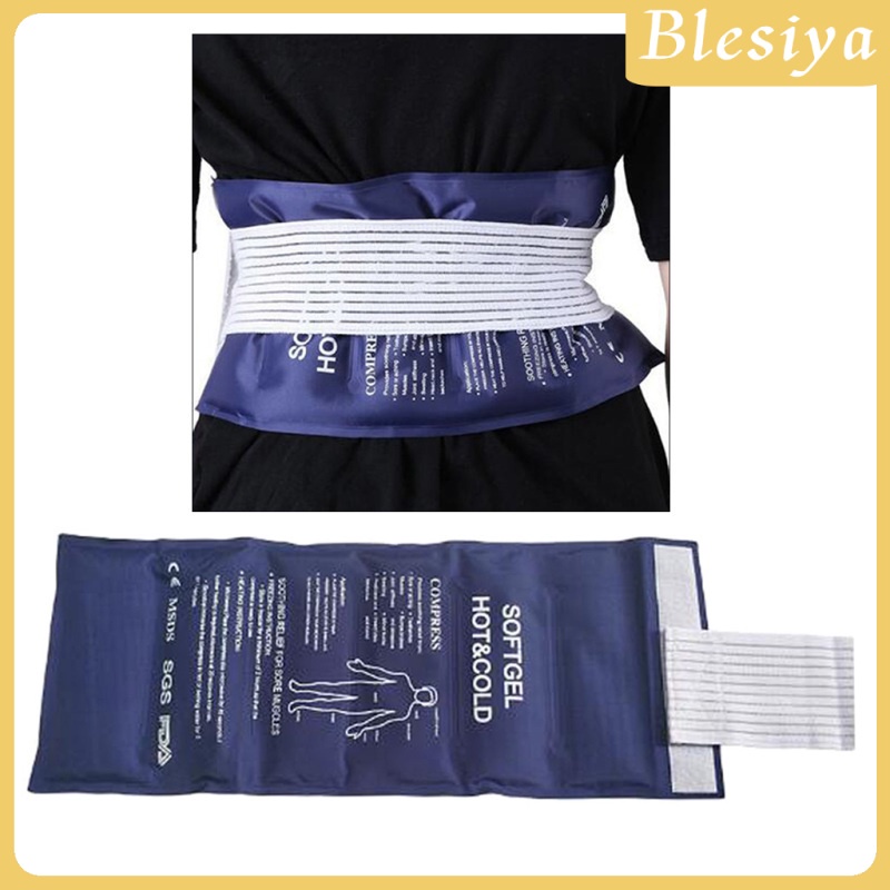 [Hàng mới về] Túi gel chườm nóng lạnh có thể tái sử dụng với dây đai quấn co giãn tiện dụng