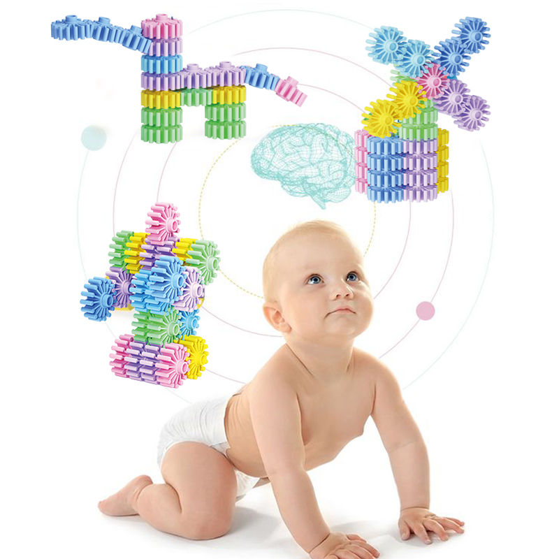 Đồ Chơi Lắp Ráp Hình Bông Tuyết Cho Bé 3-6 Tuổi
