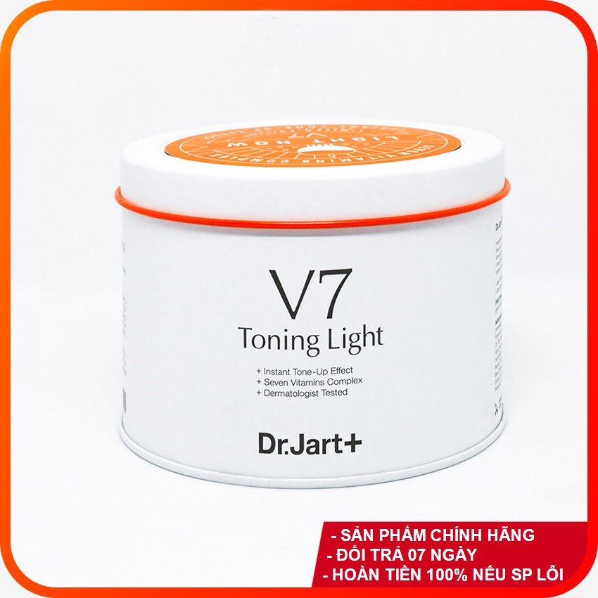 [Mẫu Mới] Kem dưỡng trắng da V7 Tròn Toning Light Full Size 50ml