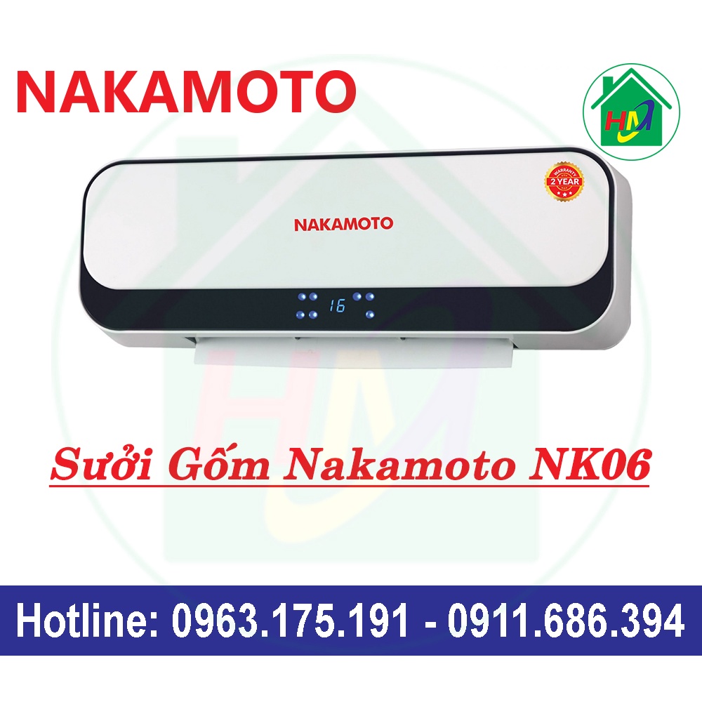 Máy Sưởi Gốm Nhật Bản Nakamoto NK06