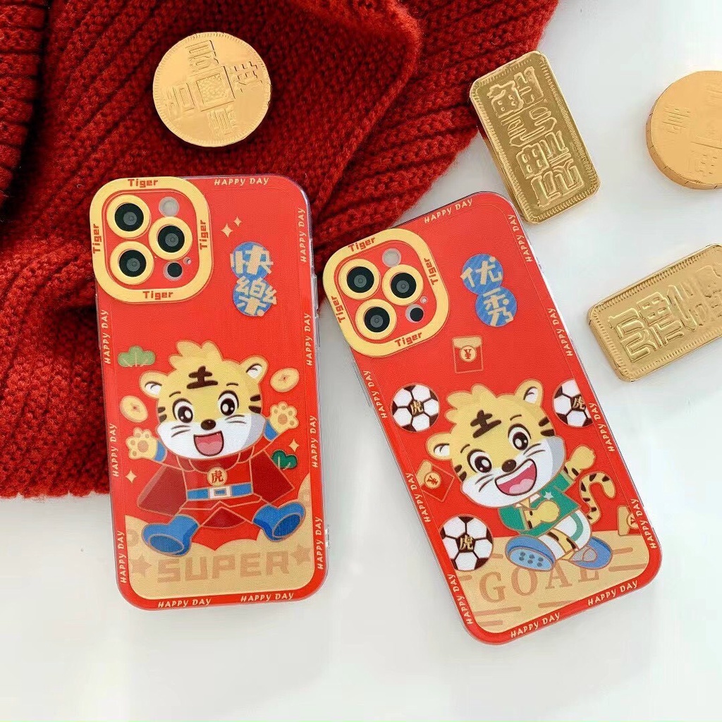 🌸 ốp Tết 2022🌸 ốp dẻo Tết hình hổ siêu đáng yêu BẢO VỆ CAMERA iphone 7 8 PLUS X XS 11 12 13 MAX / PRO