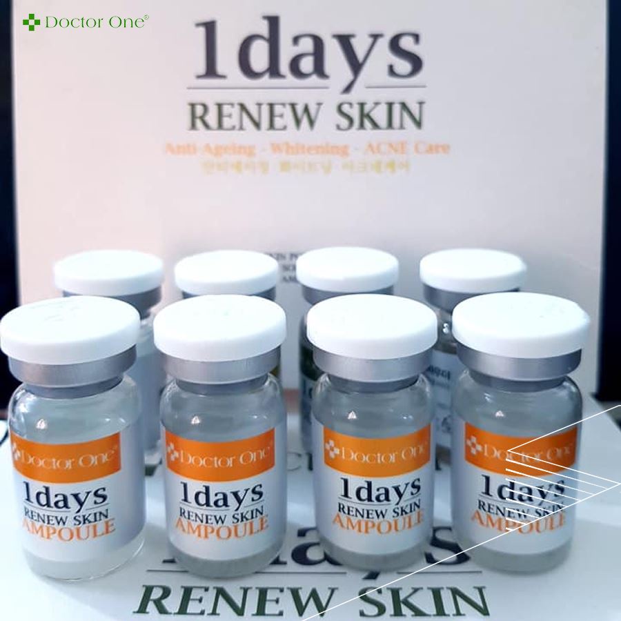 Bộ Tảo Canxi 1 Days Renew Skin Doctor One Hàn Quốc 200g