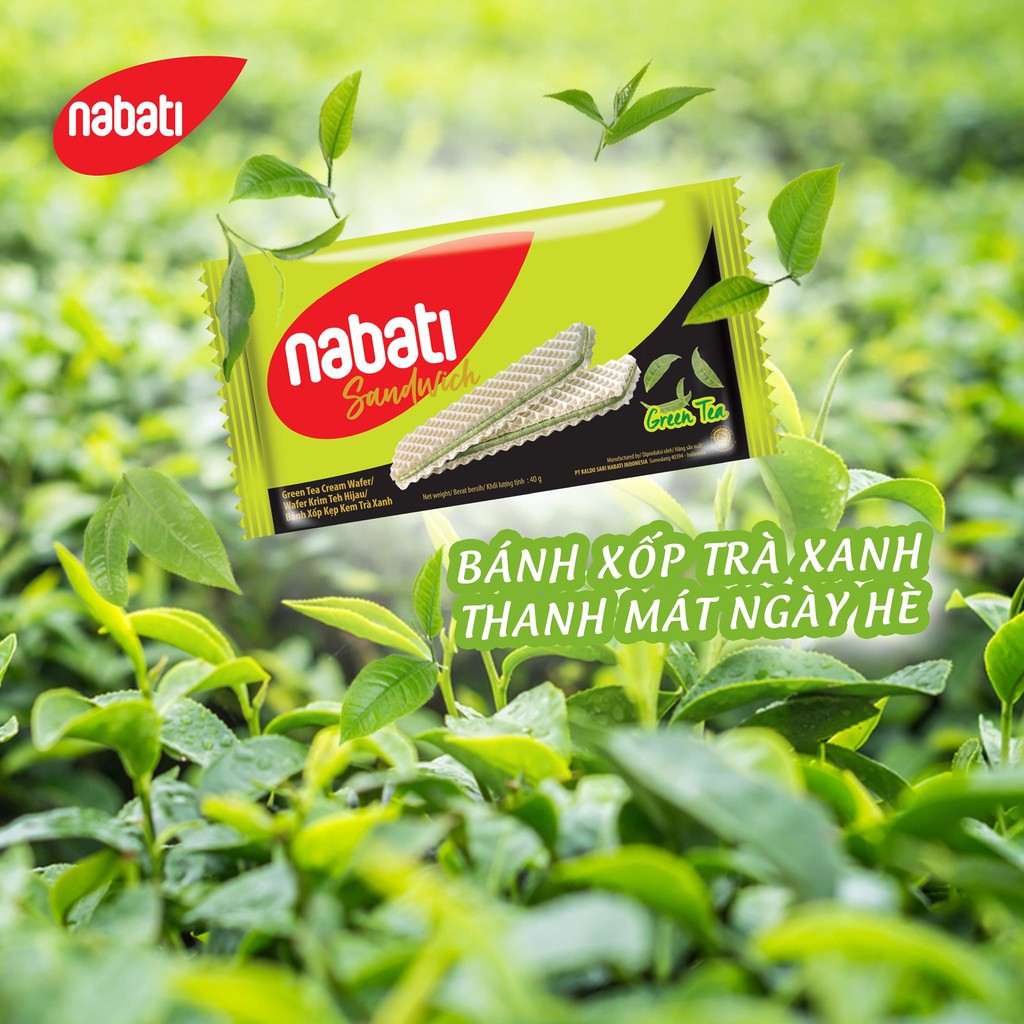 Combo 5 bánh xốp Nabati đủ vị  gói 52g