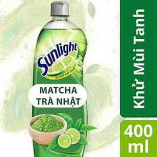 Nước rửa chén Sunlight Trà Nhật chai 400g