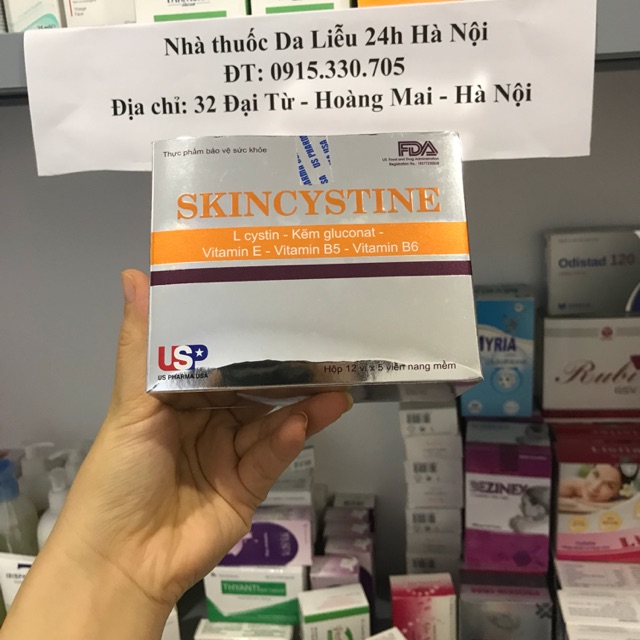 Skincystine viên uống hỗ trợ đẹp da