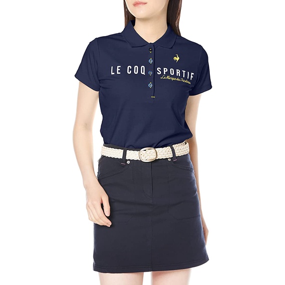 Áo Polo Thể Thao Ngắn Tay Nữ LeCoq Golf QGWTJA06-NV00
