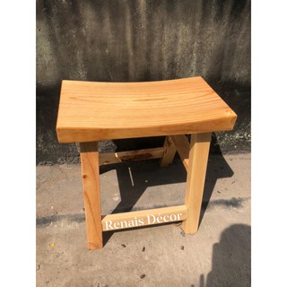 Ghế Đôn Gỗ Thông Cao 45cm