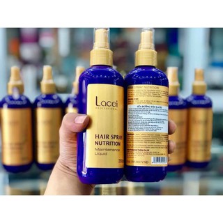 Xịt Dưỡng Tóc Mềm Mượt Lacei Hair Spray Nutrition Tím 200ml.