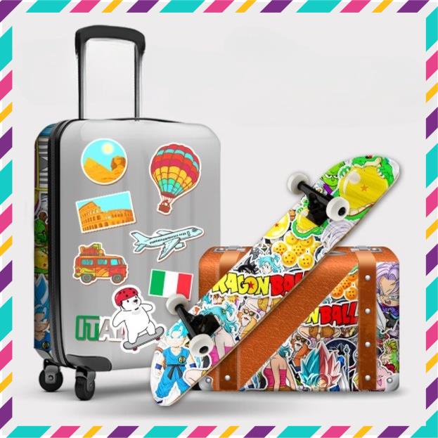 Sticker Dragon Ball - 7 Viên Ngọc rồng, Dán Nón Bảo Hiêm, Điện Thoại, Laptop, Chống Nước, Chống Bay Màu