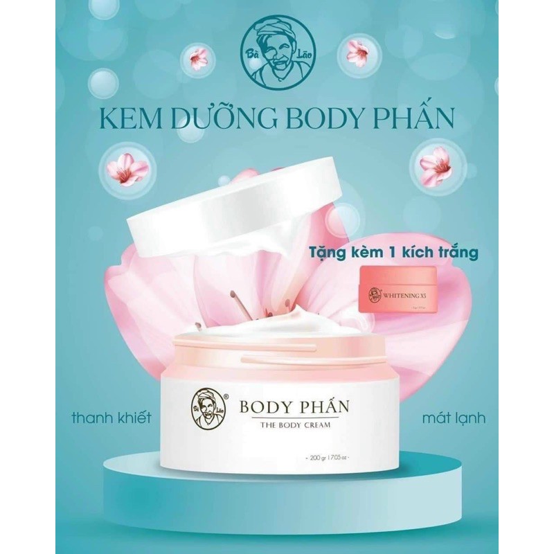 [Bà lão] Body Phấn Bà Lão - Trắng Mịn Da