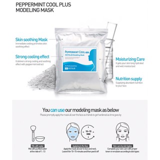 Mặt Nạ Dẻo Bạc Hà Dạng Bột Histolab Pepermint Cool Plus Modeling Mask làm dịu da 1000g