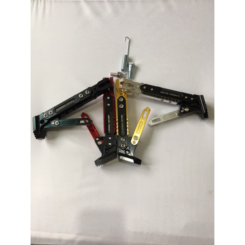 Chân chống, chống ngang phụ racing biker nhôm cnc cao cấp cho mọi loại xe máy/xe đạp điện