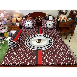 Drap thun lạnh 5d gucci ong (1m6 x2m &1m8x2m