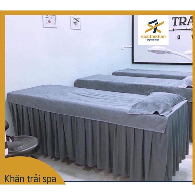 Ga thun phủ Spa, Ga cotton Spa, ga lụa Spa