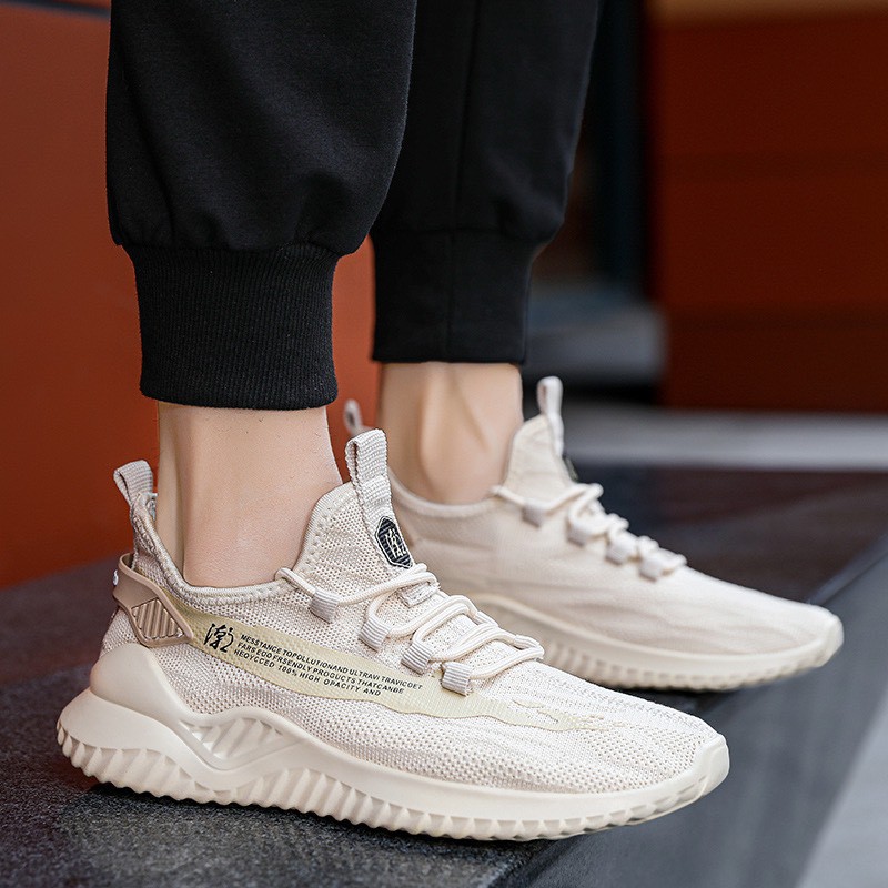 Giày thể thao nam, Giày sneaker nam thoáng khí Đế APB sườn chữ 2 màu mới