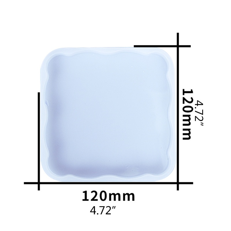 Khuôn Silicone Làm Đế Lót Ly Họa Tiết Hình Thoi