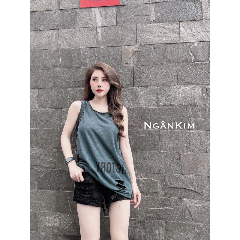 ÁO BA LỖ CHỮ MICTORY 4 MÀU CHO NỮ | BigBuy360 - bigbuy360.vn