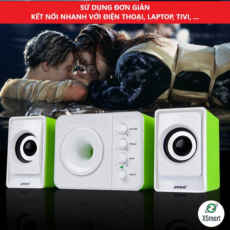 Loa Vi Tính Máy Tính Cao Cấp SADA 205 Super Bass Pro 2020, Nghe Nhạc Xem Phim Âm Thanh Siêu Hay | BigBuy360 - bigbuy360.vn