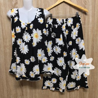 Đồ bộ lanh lửng sát nách
