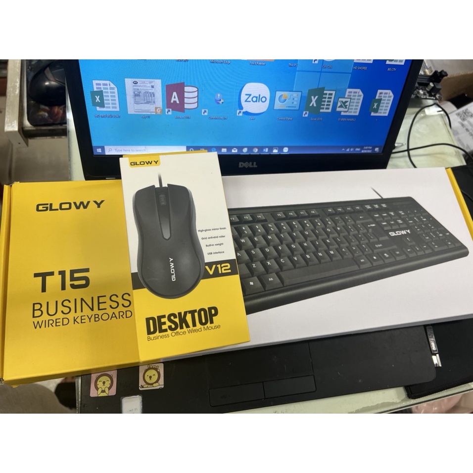 Combo Phím Chuột Gloway Có Dây, Chính Hãng 100%, Bảo Hành 12 Tháng , 1 Đổi 1