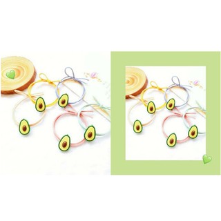 Dây buộc tóc hình trái bơ